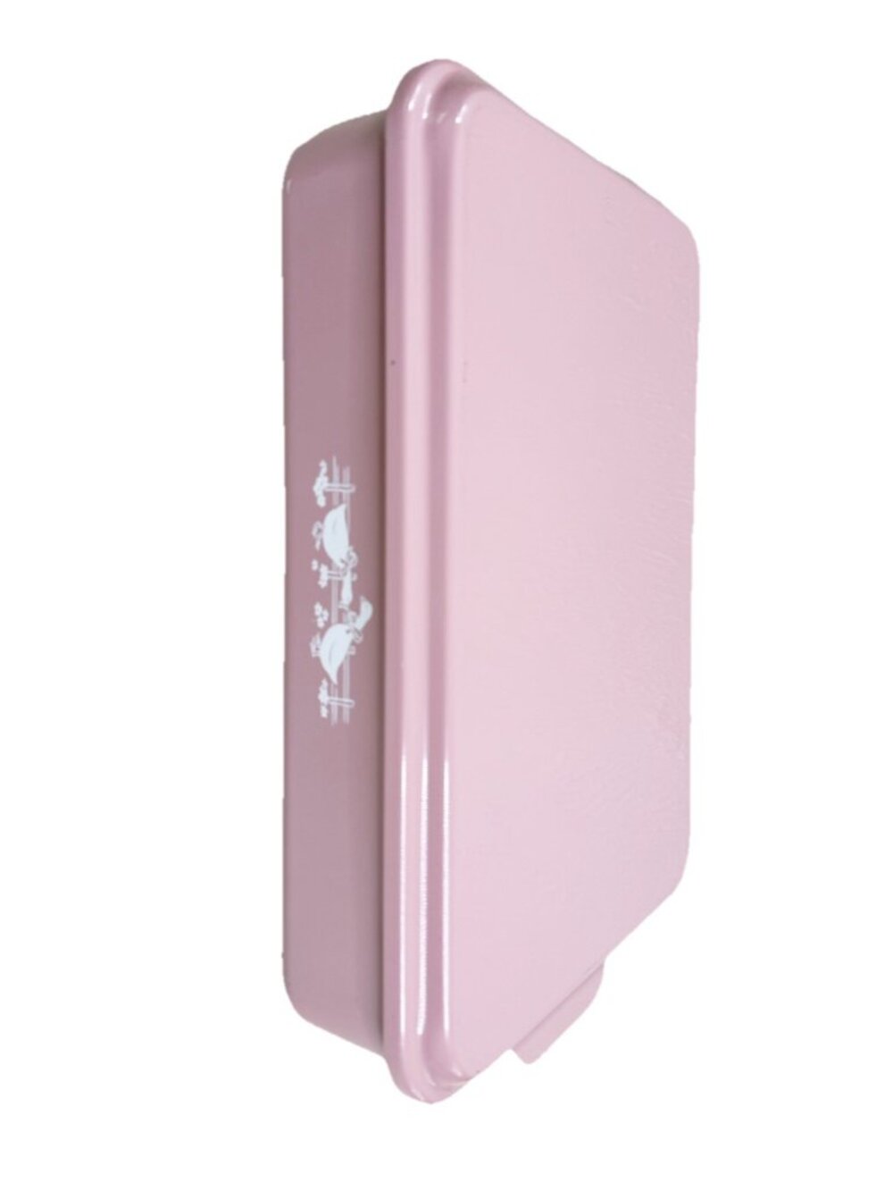 Vtg Mirro Aluminum PINK GOOSE Cake Baking Pan w/Lid USA Cottagecore Kitchen 9x13